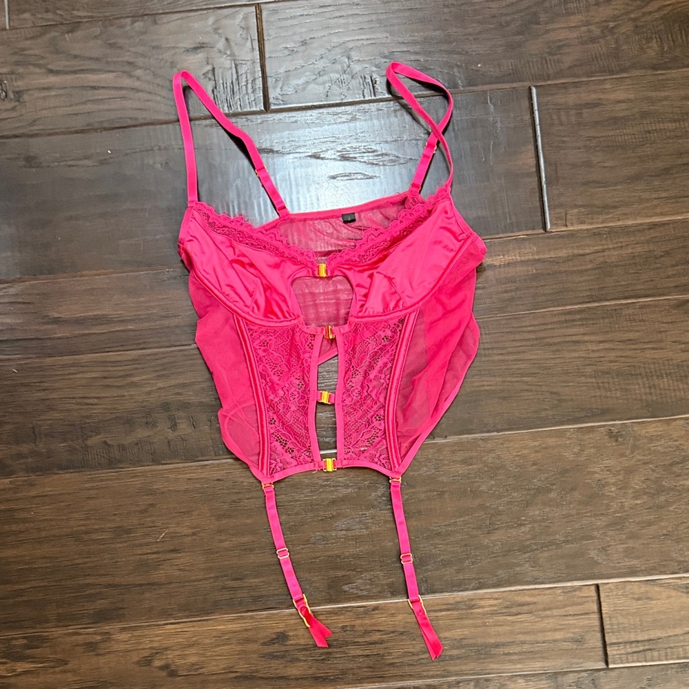 Lace Bustier pink